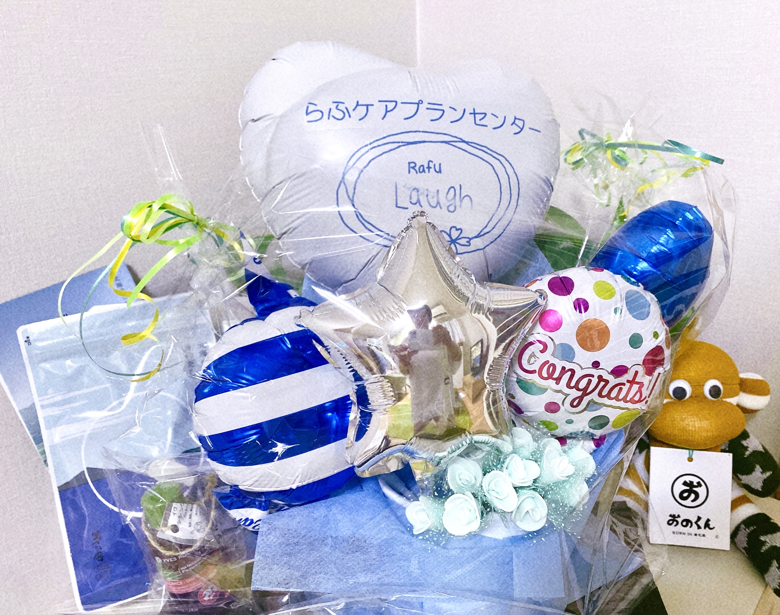 お祝いのバルーン